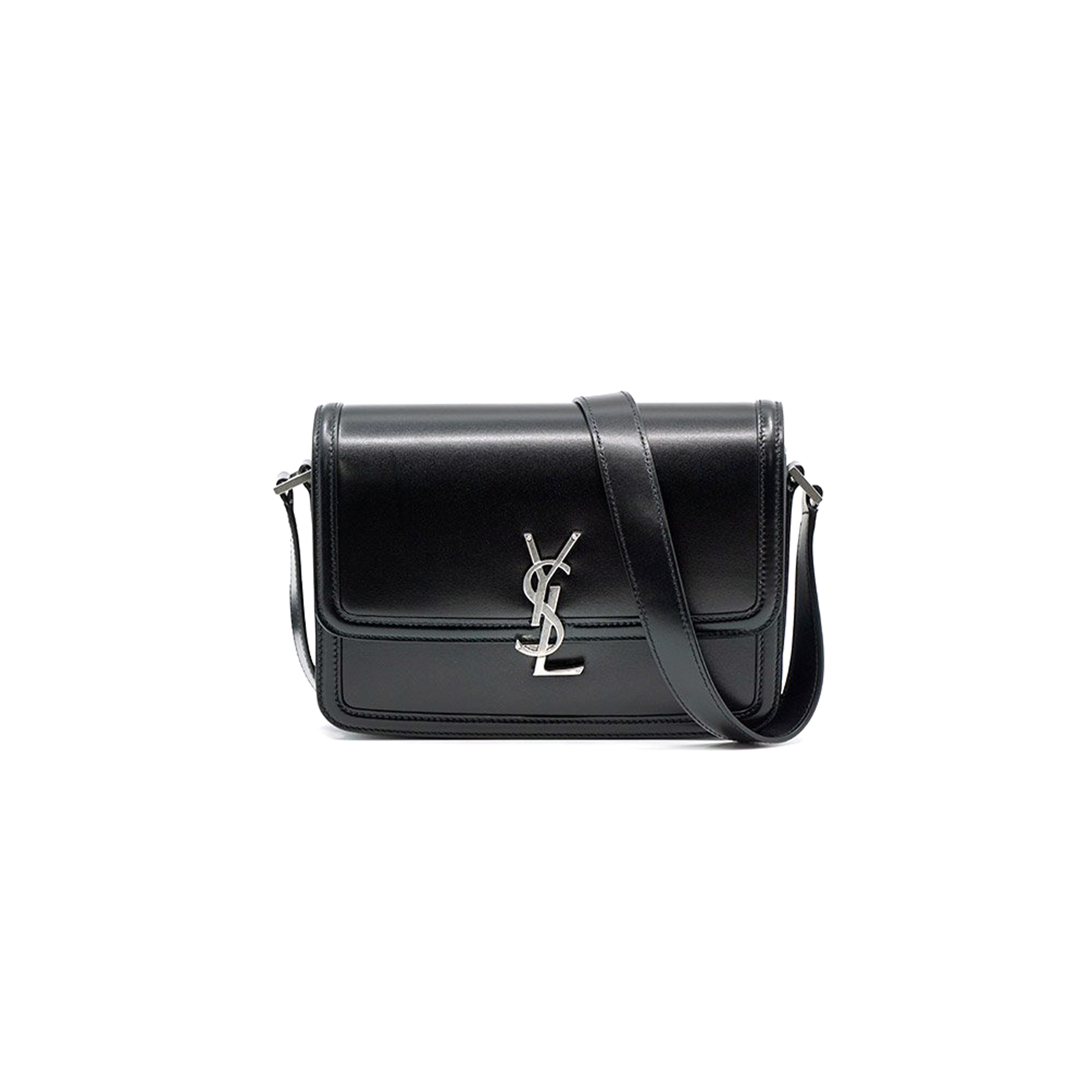 YSL SOLFERINO MEDIUM SATCHEL IN BOX SAINT LAURENT 7110390SX0E1000 (23*16*6cm)
